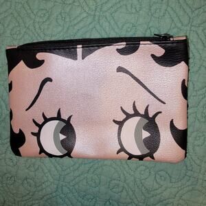 Betty Boop X Ipsy Makeup Pouch Sequins Accessory Bag Travel Packable Case Clutch